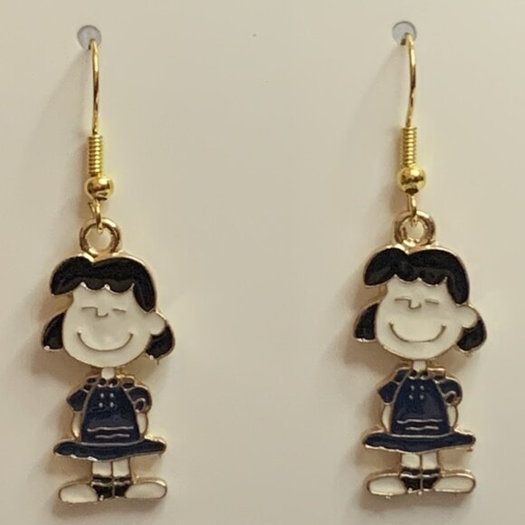 Peanuts Earring, Lucy Earring, Charlie Brown Earring, Snoopy Earring, Gift Idea - Picture 1 of 7